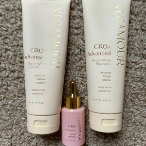 Vegamour Gro Advanced shampoo, cond. & serum set!